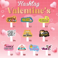 [HASHTAG] VALENTINE'S HAFU HOUSE handheld photo board [51-100]