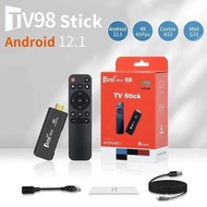 Ultra HD TV98 TV Stick Android 12.1 4K Smart Android TV Box 2.4G 5G WiFi Smart TV Box Quad Core Medi