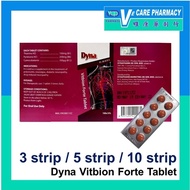 [Exp:05/28] Vitbion Forte Tablet Dyna (Vit. B1,B6,B12)  (3 Stp/5 Stp/10 Stp)
