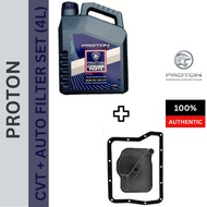 PROTON CVT OIL ATF + AUTO FILTER KIT(MR483165)- Persona VVT / Saga VVT,FLX,FL / Preve / Exora Bold /