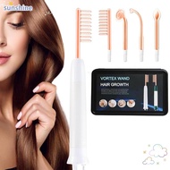 SSUNSHINE Vortex Comb Bundle, Nourishes Hair Roots 4 Settings Vortex Hair Growth Wand,  High Frequen