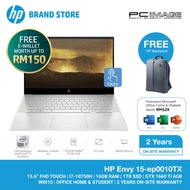 HP Envy Laptop/Notebook (i7-10750H/16 GB/1 TB/NV GTX1660Ti/W10/Off H&amp;S/Touchscreen) 15-EP0010TX