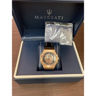 Original Maserati Mens Watch With Leather Strap R8821108026