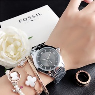 [พร้อมกล่อง] สต็อกพร้อม! FOSSIL ต้นฉบับใหม่นาฬิกาแบรนด์ชั้นนำสำหรับผู้หญิงแบรนด์หรูทองส่องสว่างแฟชั่