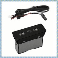 (W L N H)Three-Port 12V Car Charger Dual USB Type-C 36W Fast Charger for