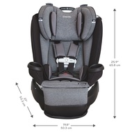 (ประกัน3ปี) Evenflo Gold Revolve360 Extended All-in-One Car Seat แบบหมุนได้พร้อม SensorSafe สามารถใช
