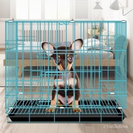 MHShared Pet Cage Cat Cage Dog Crate Teddy Small Dog Big Cat Nest Home Indoor Medium Dog Cat Wire Cage
