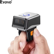 Eyoyo Anyeast-AT005 Barcode Scanner Bluetooth Ring Wireless Mini Finger Barcode Reader 2D Barcode Sc