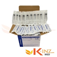 Plastic Syringe Size 5 ml Connex Brand (100 Pieces/Box)