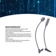 for Starlink SPX Plug to RJ45 Adapter Rubber and Copper 24AWG Single Core SPX to RJ45 Adapter for St