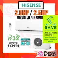 [SAVE4.0] Hisense Air Cond 2.0HP / 2.5HP [ AI20KAGS / AI25KAGS ] Inverter Air Conditioner R32 Air Conditioner