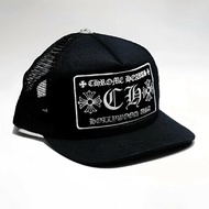 Chrome Hearts 克羅心經典款刺繡梵文logo帽子