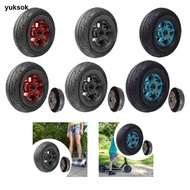yuksok Aluminum Alloy Electric Scooter Wheel Hub Tyre Replacement for  4 Ultra Scooter Accessories