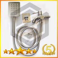 multiple styles Shower Set Stainless Steel Pressure Filtered Shower Head Hose And Dual Fa