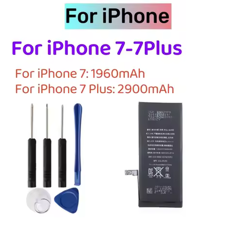High Capacity Replacement Battery For iPhone 7 7 Plus iPhone 7 Plus iPhone 7 Replacement Battery +Fr