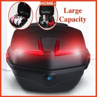 HOME+ 34L Motor Box Modern Motorcycle Box X3 Motor Storage Box Light Box Peti Motosikal Givi Box Helmet Storage Box Motor