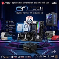 CTTECH assembly PC set 01 CPU i5 14400F B760 RAM 16G LED VGA ASUS 5060 NEW