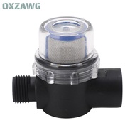 OXZAWG Water Strainer, Female Thread Plastic Inline Filter, Water Pumps 50 Mesh Screen Black 1/2in-1