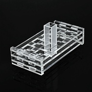 Cuvette Stand Plexiglass Rack For Glass Quartz Cuvette (Liquid Sample Cell) Light Path 10mm Absorpti