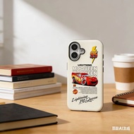 Phone case Applicable iPhone 95McQueen White Film 2-in-1 Phone Case Applicable iPhone17/16/14/13Glos