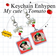 GANTUNGAN CUTE ENHYPEN TOMATO KEYCHAIN || ENHYPEN TOMATO KEYCHAIN || KPOP ENHYPEN BAG HANGER CHARMBA