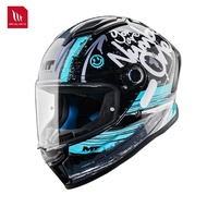 [UNCORN] Latest MT Helmet Stinger 2 Generation ECE+DOT+CCC Certificate Track Version Blue Flame