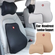 Car Pillow Memory Foam Auto Lumbar Support Back Cushion Soft Car Seat Neck Pillow Washable
