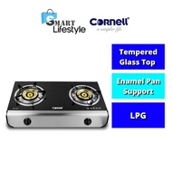 Cornell Glass Stove Double Burner CGS-E1313G