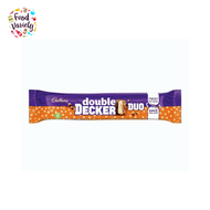 Cadbury Double Decker Duo Chocolate Bar 74.6g แคดเบอรี่ ช็อกโกแลตนม นูกัต เนื้อเนียน เคลือบด้วยซีเรียลกรุบกรอบ  74.6 กรัม