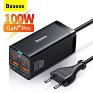 【หุ้นท้องถิ่น】Baseus ที่ชาร์จ PD 65W 100W GaN3 Proที่ชาร์จแบบเร็ว USB 2 Type C 2ที่ชาร์จเร็ว4.0สำหรั