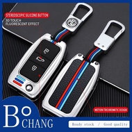 For MG ZS HS GS GT MG3 MG5 MG6 MG7 EMG6 Remote Key Case Cover Alloy Keychain Accessories 3 Buttons