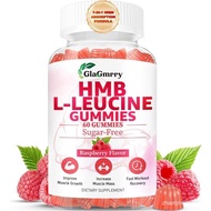 HMB and Leucine Gummies, HMB & Leucine Amino Acid for Muscle Growth, Muscle Relief, HMB Supplements 