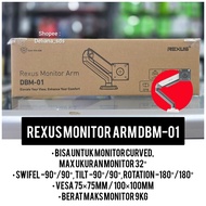 Rexus DBM01 Monitor Bracket Can be used for curved monitors Rexus DBM01 Monitor Table Bracket Rexus 