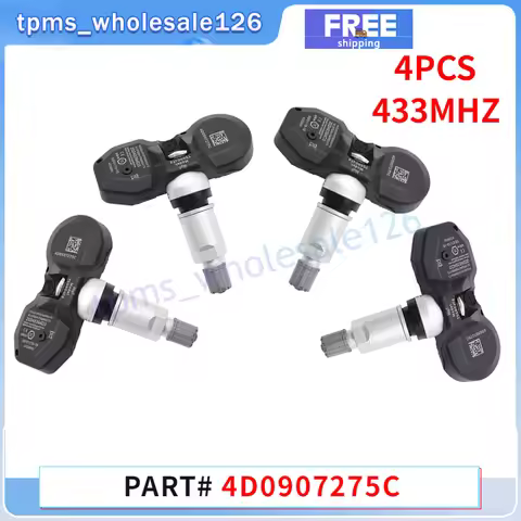 4D0907275C Car Tire Pressure Monitor Sensor 4PCS For Audi A6 A8 RS6 S8 Mercedes-benz E Class AMG Por