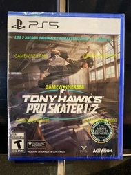 全新 PS5遊戲 Tony Hawk 滑板高手1+2 Tony Hawk's Pro Skater 1 + 2 美版英文版