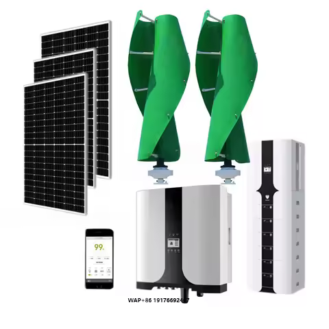 Solar Suburbs Wind Generator 2kw 5kw Low Wind 3m FRB Blades Max Power 7500W 48v 220V 380v Wind Energ