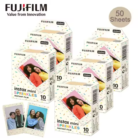 10-50 Sheets Fujifilm Instax Mini 13 Films for Instanx Mini 41 12 90 Evo SE Liplay+ 99 8 Instax Mini