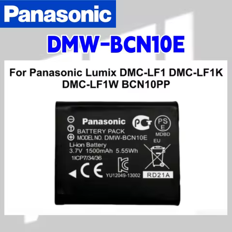 Original DMW-BCN10 BCN10 DMW-BCN10E 1500mAh Battery For Panasonic Lumix DMC-LF1 DMC-LF1K DMC-LF1W