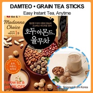 DAMTEO Walnut Almond Job’s Tears Tea Sticks 18g x 50 / Korean Grain Tea / Instant Powder Drink / 1 B