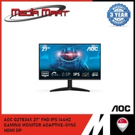 AOC Q27B36X 27" FHD IPS 144HZ GAMING MONITOR ADAPTIVE-SYNC HDMI DP