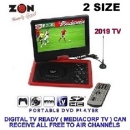 ZEN DVD PORTABLE PLAYER NS-958DVB-TV &amp; NS-1129 DVB-TV ( DIGITAL TV CAN RECEIVE ALL FREE TO AIR CHANNELS) ONLY BLK COLOR