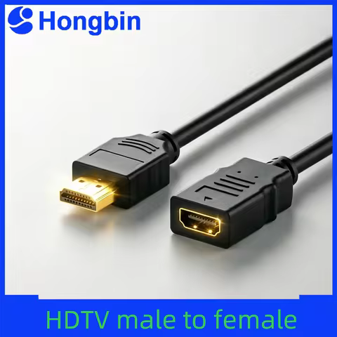3m 0.3m 1m HDMI-Compatible Extension Cable Male to Female 4K 3D 1.4V HDMI Extended Cable for HD TV L