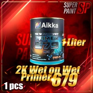 Aikka 2K Primer Wet On Wet 679 Primer Grey 4:1 AK679 Epoxy Primer Surfacer Undercoat DIY Besi Plasti