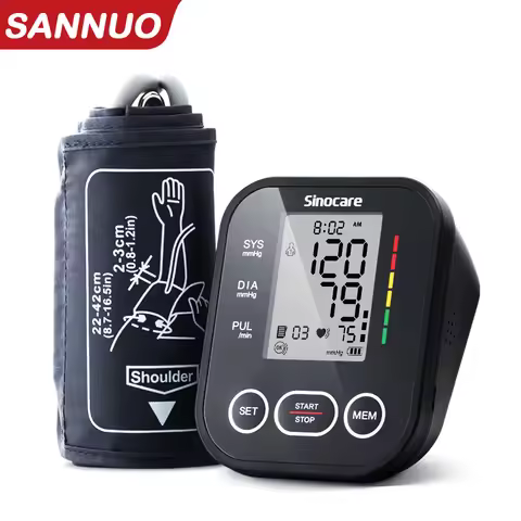 Sinocare Blood Pressure Monitor Digital Blood Pressure Measuring Device Home Use Blood Pressure Mete