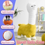 Llama Alpaca stool child adult sofa seat cute Alpaca Lamb Doll seat Alpaca chair/kuda mainan budak a