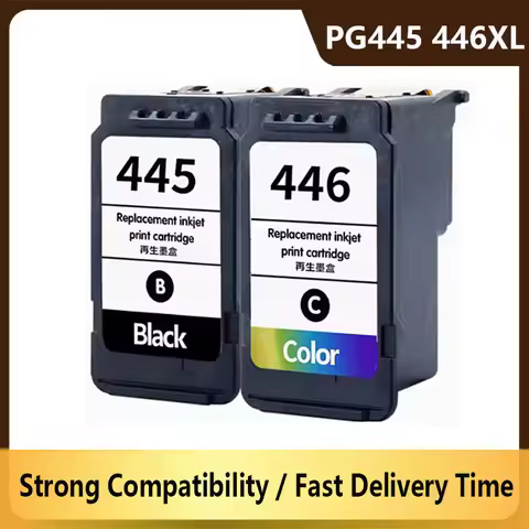 PG445 CL446 Ink Cartridge 445XL 446XL Compatible For Canon Pixma MX494 MG2440 MG2540 MG2940 IP2840 M