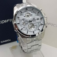 Casio_Edifice EFR 556 Series All Function Fashion Men Leather / Stainless Steel Watch with box