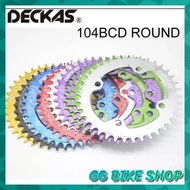 DECKAS Single Plate Round Blade bcd104 104bcd 104 32T/34T/36T/38T 40T 42T [Ship Products Every Day C