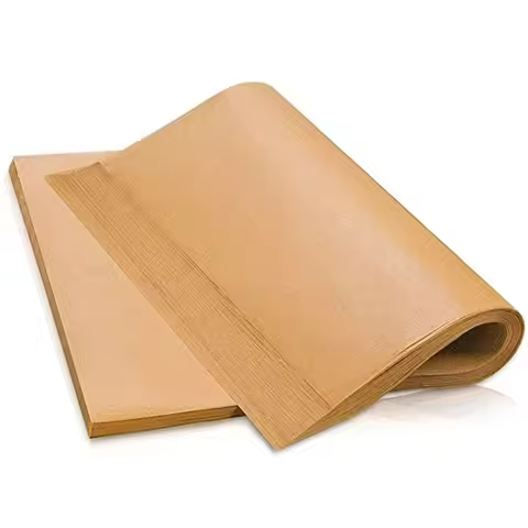 25Pcs Parchment Paper Sheets - 12 x 16 Inches Unbleached Non-Stick Baking Paper for Air Fryer & Stea