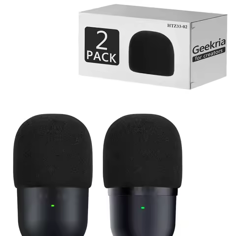 Geekria Foam Windscreen Compatible with Razer Seiren Mini, Seiren V3 Mini Microphone Antipop Foam Co